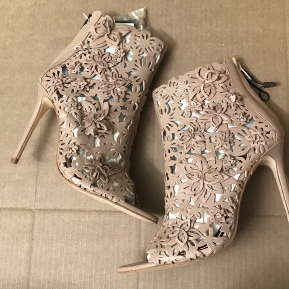 Nwt Zara wraparound leather high heels - Picture 7 of 8